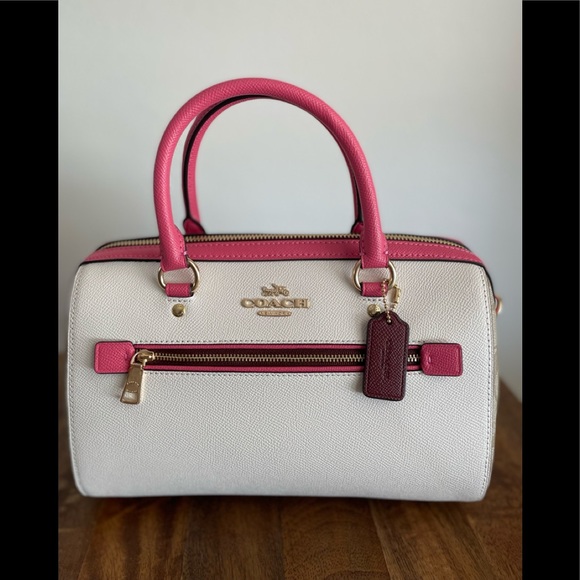 New Coach Rowan Satchel In Colorblock and Wallet - Picture 6 of 15
